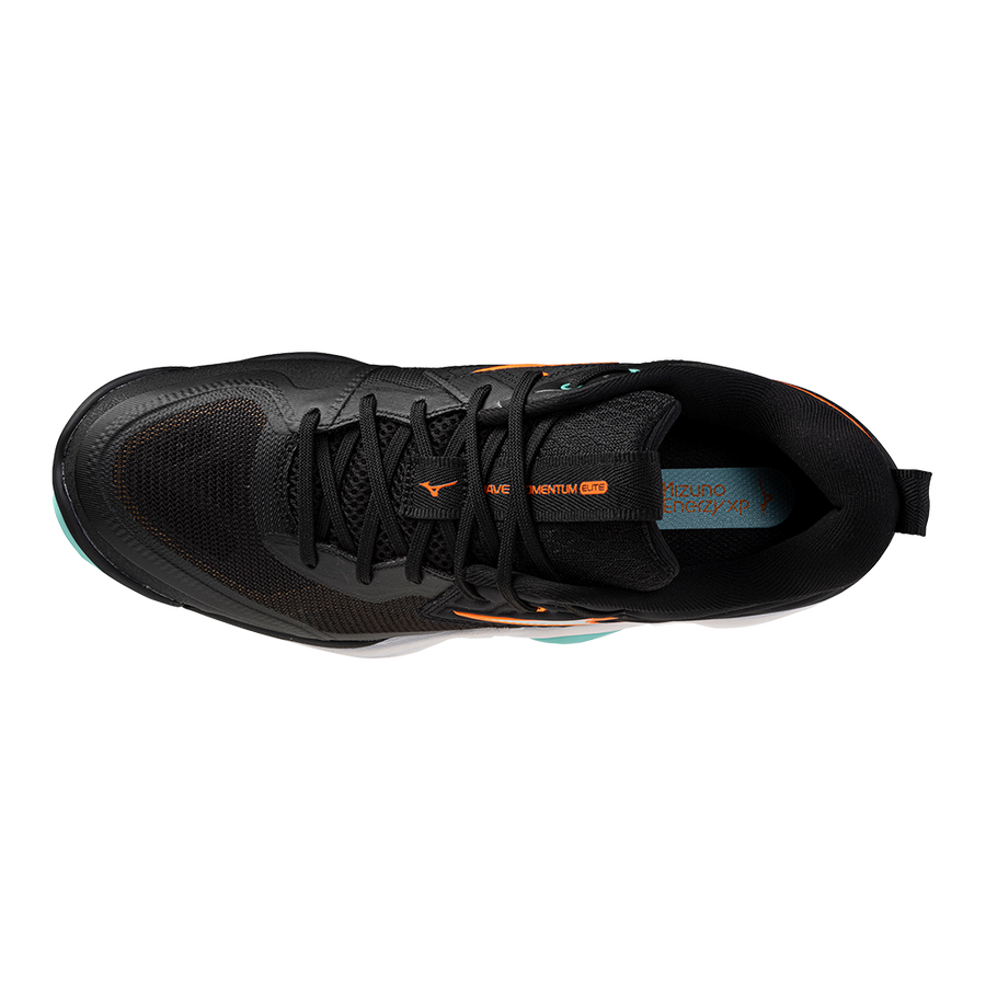 Mizuno WAVE MOMENTUM ELITE Black/Tangelo/Ice Green